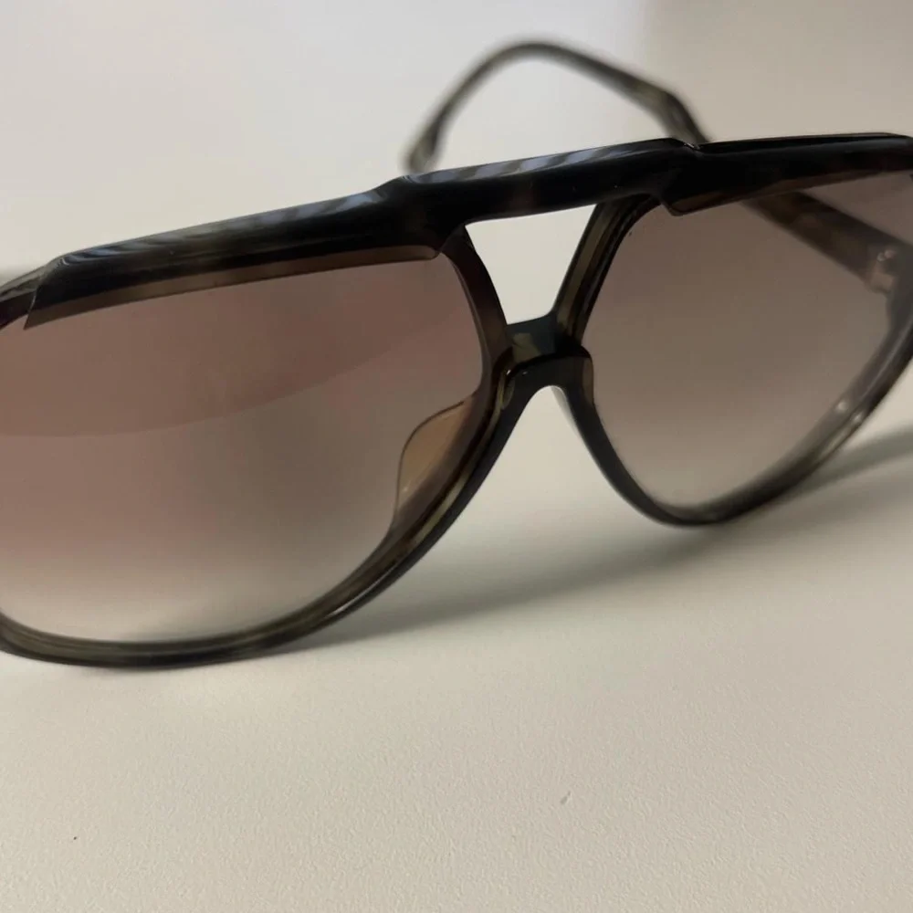 Yves Saint Laurent Vintage Aviator Sunglasses Tortoise Shell
